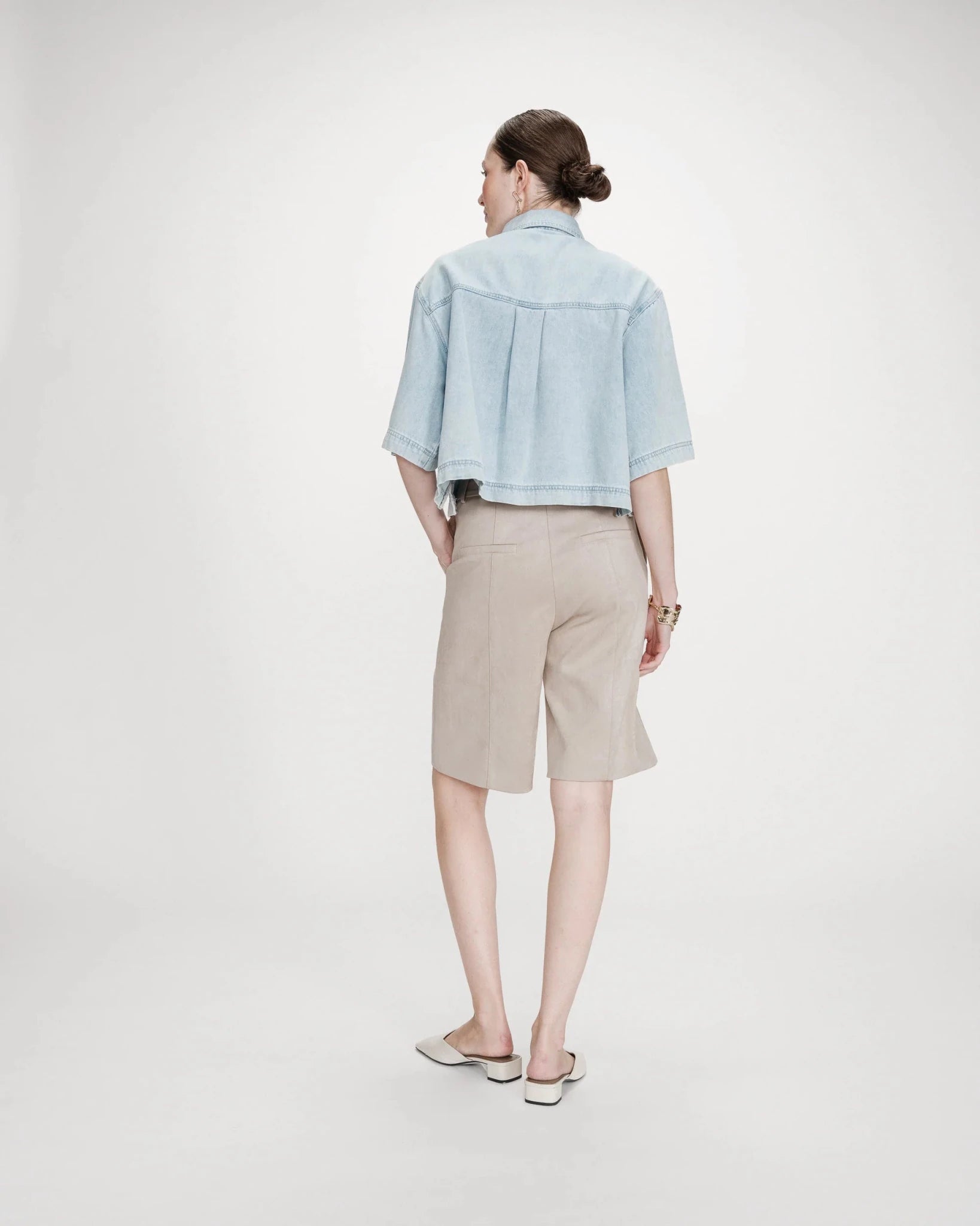 picture of Grace & Mila Vita Shirt - Sky Blue Denim - Number Two - womens - fashion - clothing - Grace & Mila 5