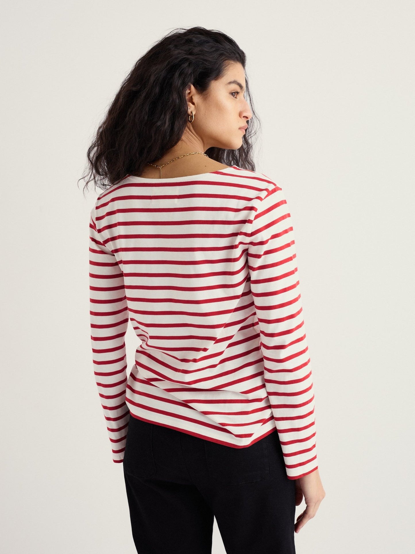 picture of Seasalt Sailor Shirt - Breton Deep Rust - Number Two - womens - fashion - clothing - Seasalt 5