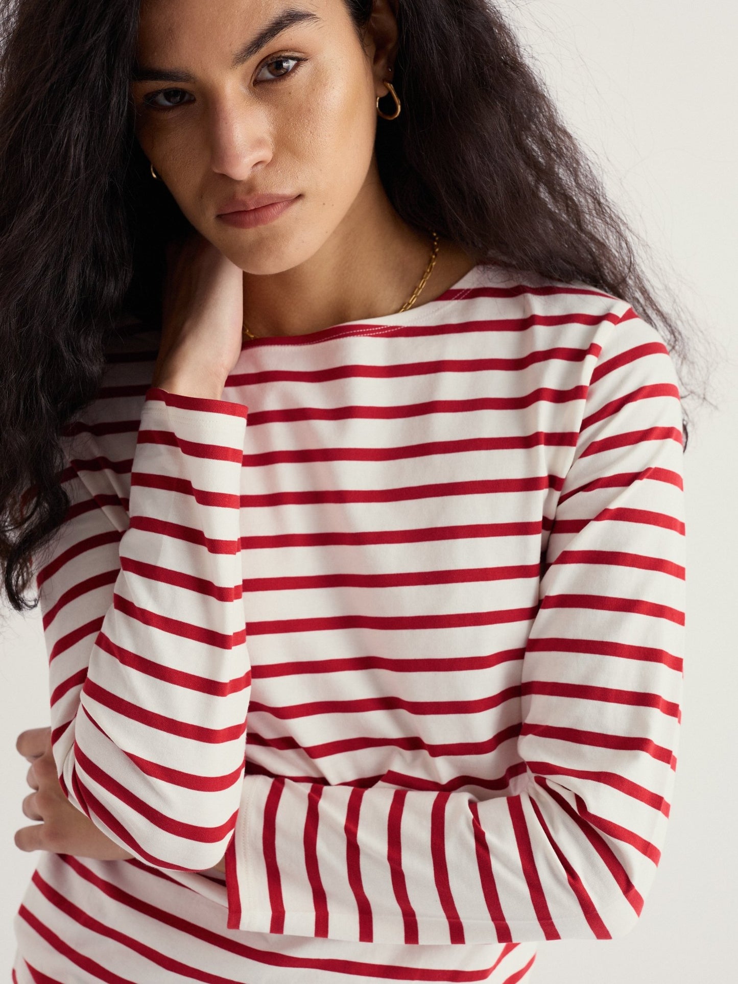 picture of Seasalt Sailor Shirt - Breton Deep Rust - Number Two - womens - fashion - clothing - Seasalt 4