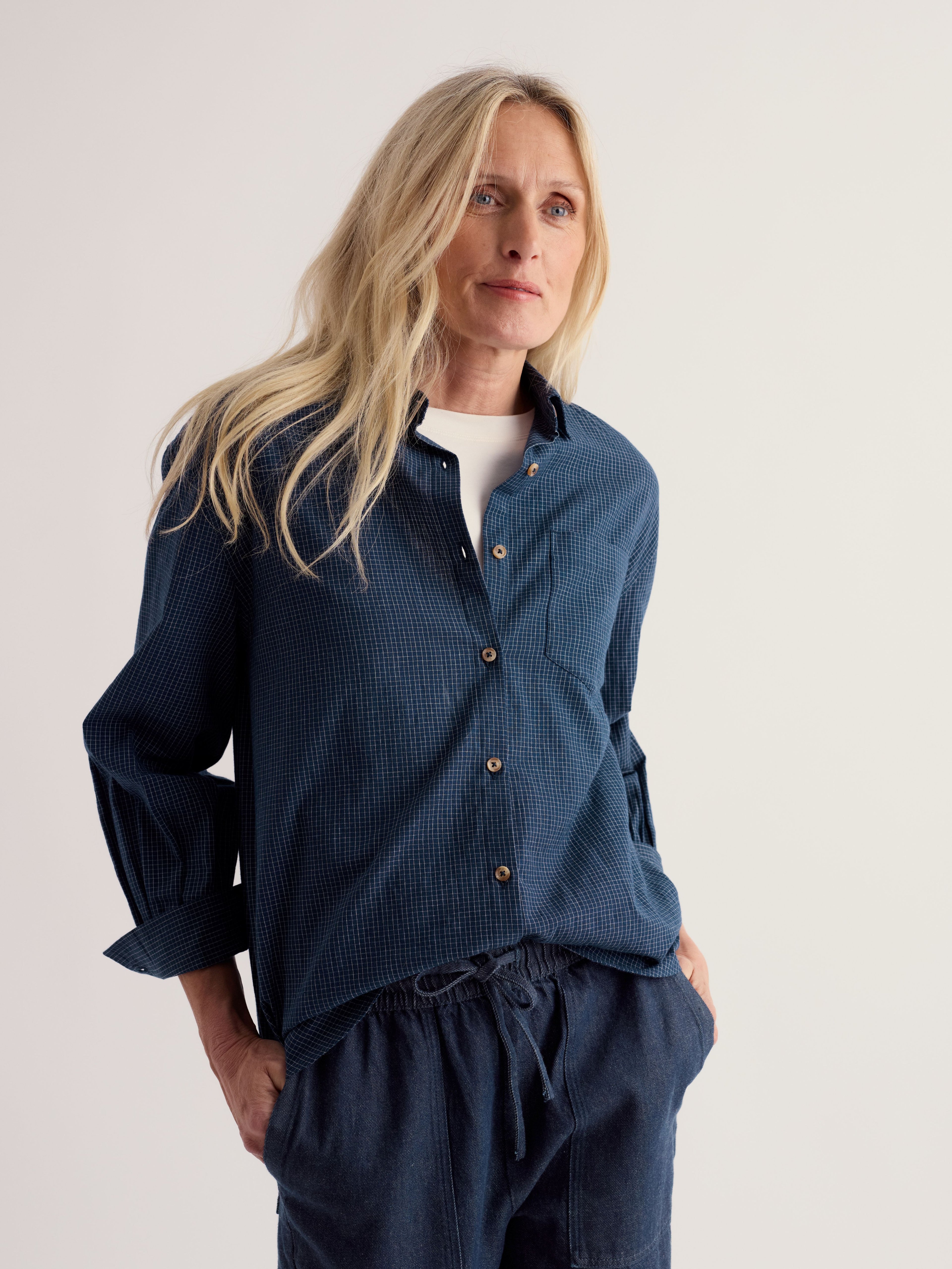Seasalt Sea Path Shirt - Penryn Sea Cave