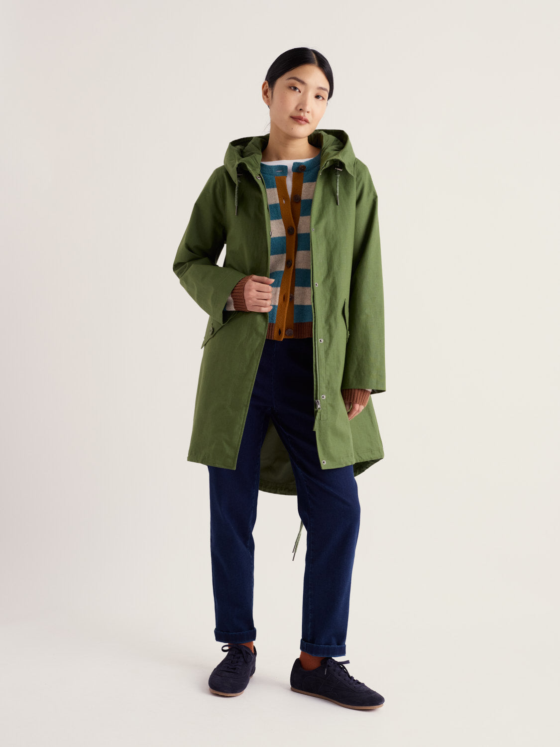 Seasalt Seafaring Waterproof Coat - Heath