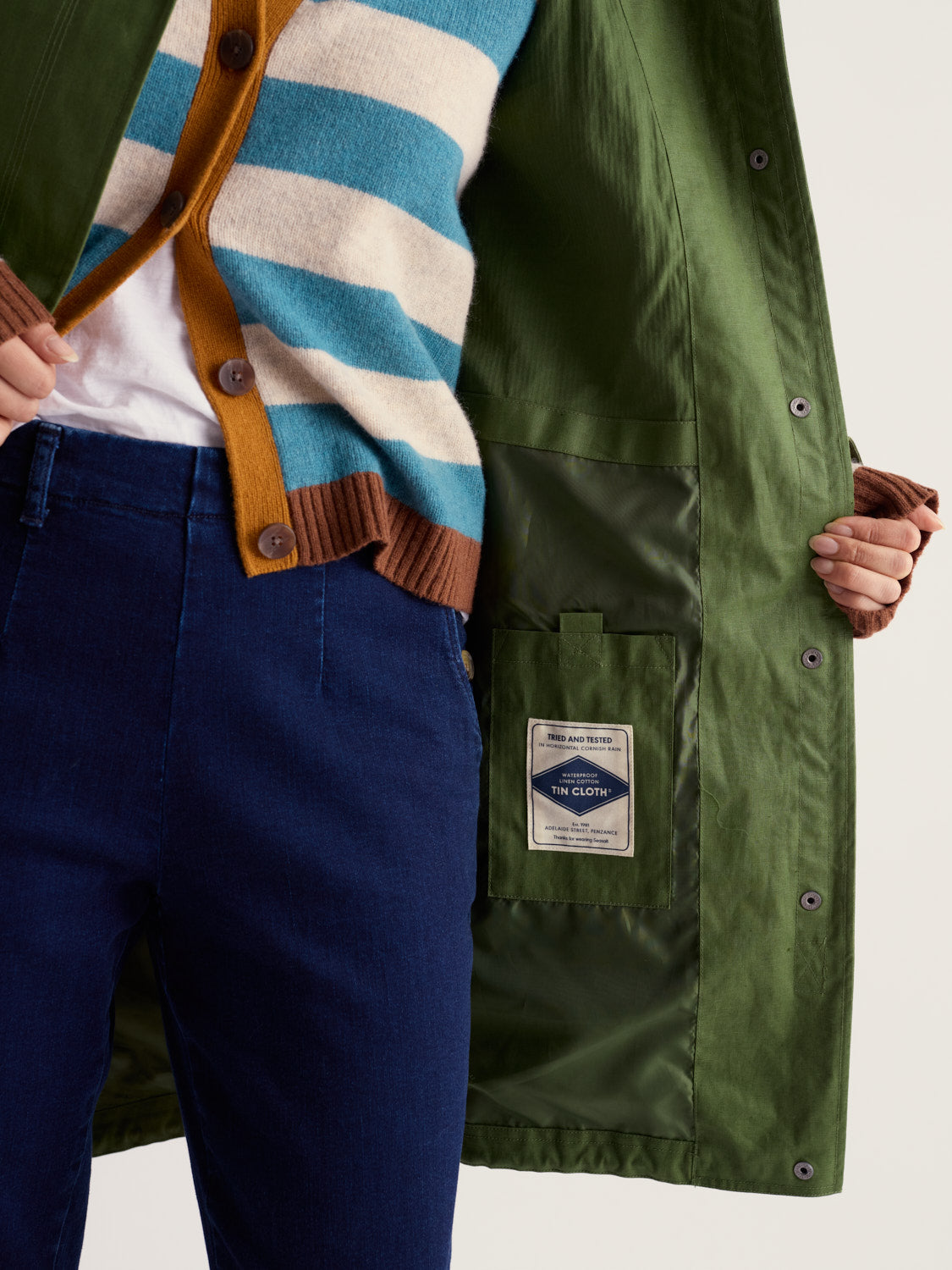 Seasalt Seafaring Waterproof Coat - Heath