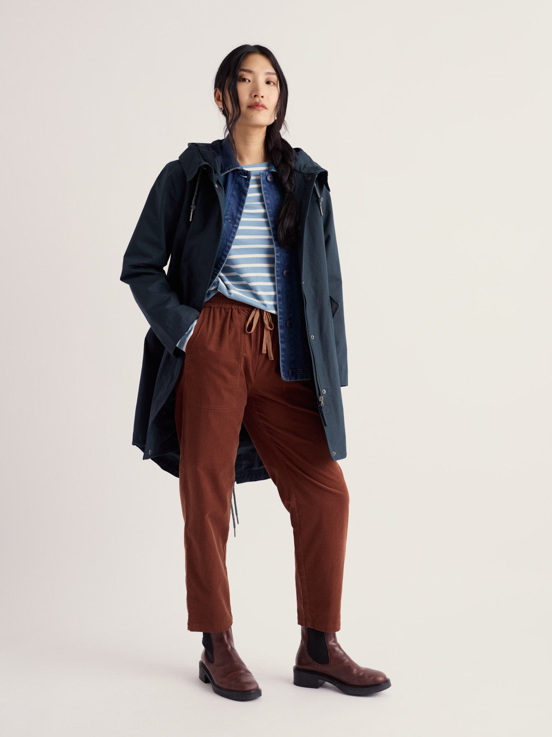 Seasalt Seafaring Waterproof Coat - Inkwell