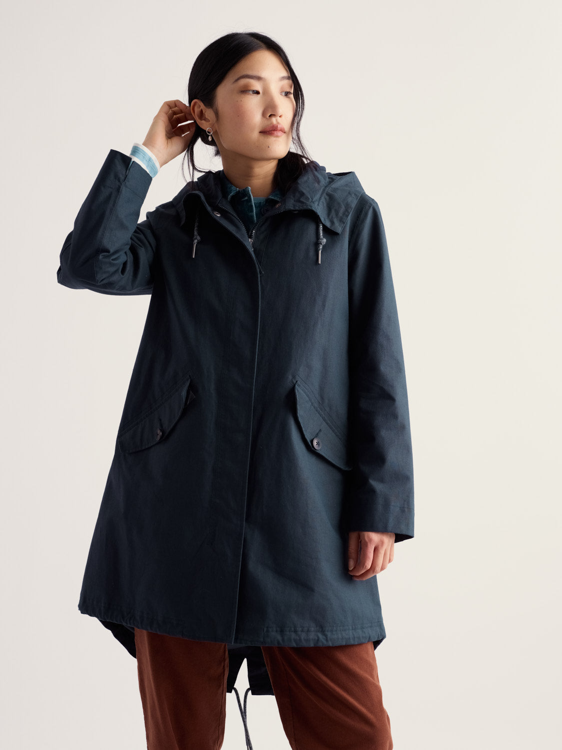 Seasalt Seafaring Waterproof Coat - Inkwell