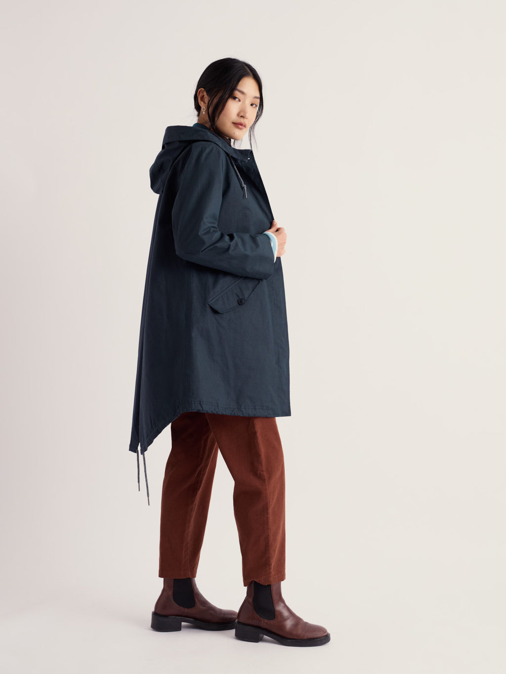 Seasalt Seafaring Waterproof Coat - Inkwell