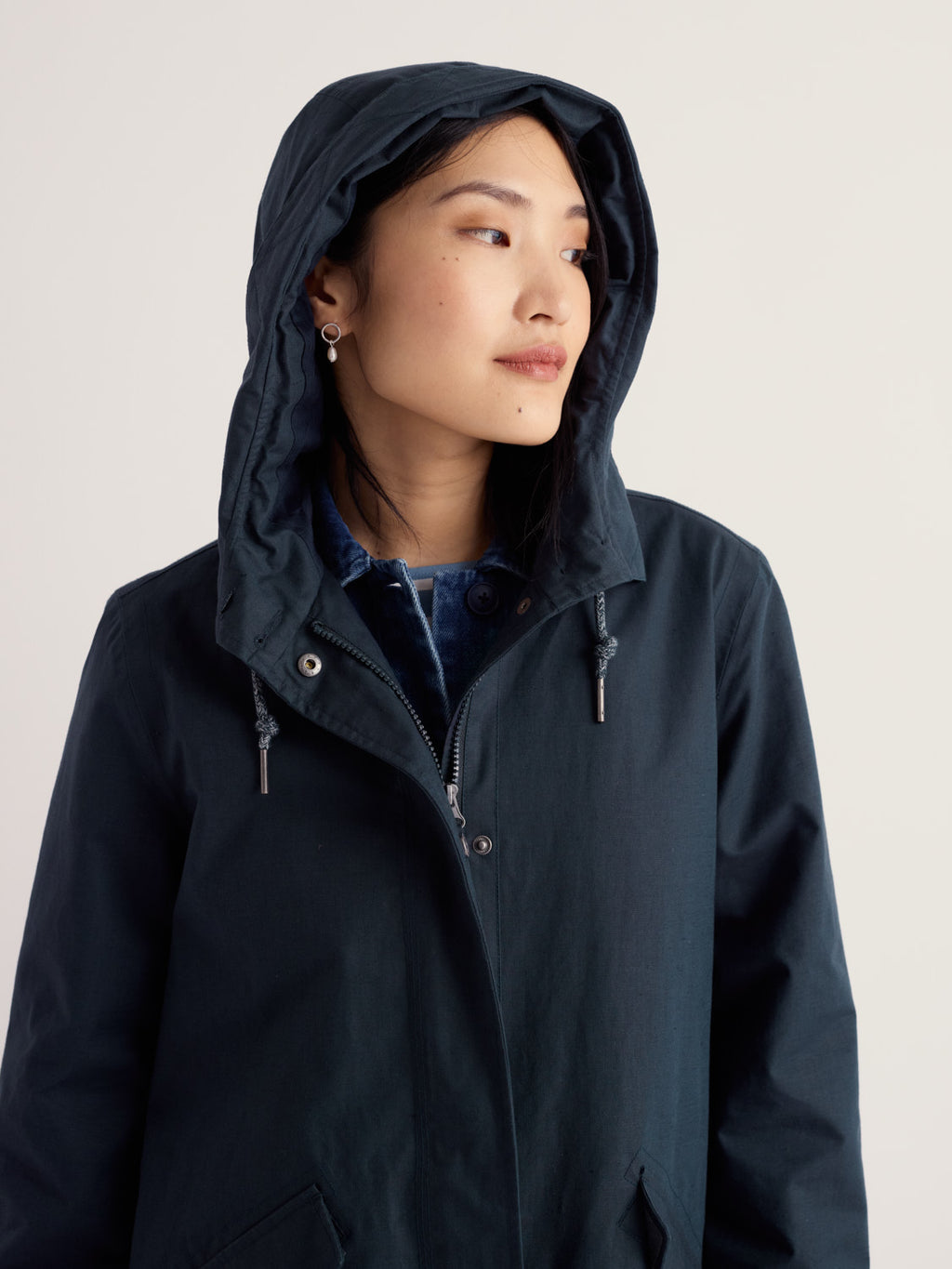 Seasalt Seafaring Waterproof Coat - Inkwell
