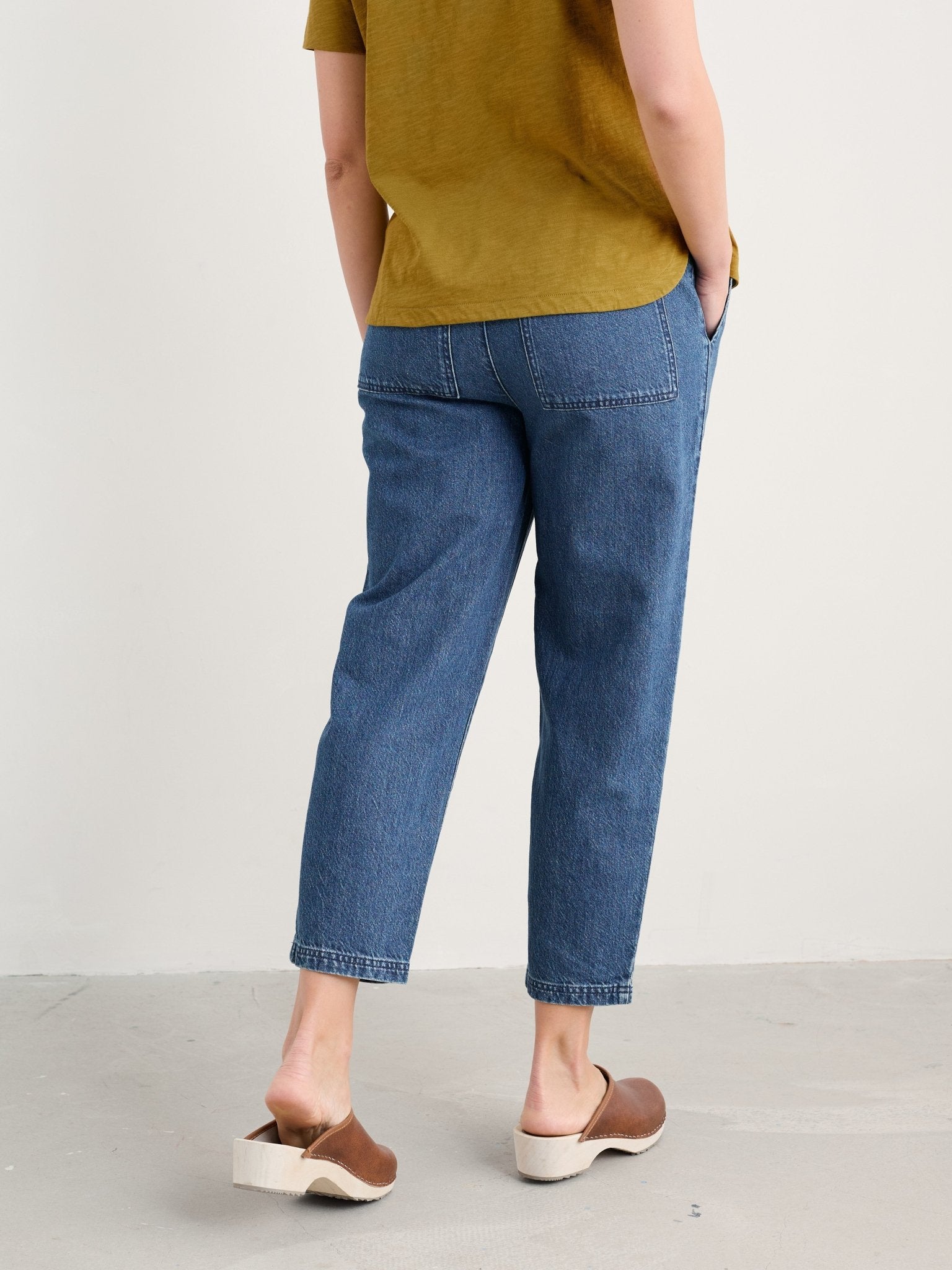 picture of Seasalt Sholl Trousers - Mid Wash - Number Two - womens - fashion - clothing - Seasalt 5