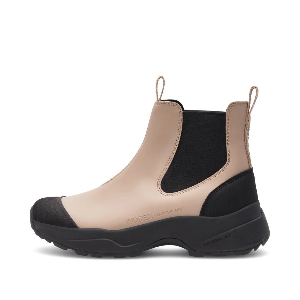 picture of Woden Siri Waterproof - Taupe - Number Two - womens - fashion - Footwear - Woden 1