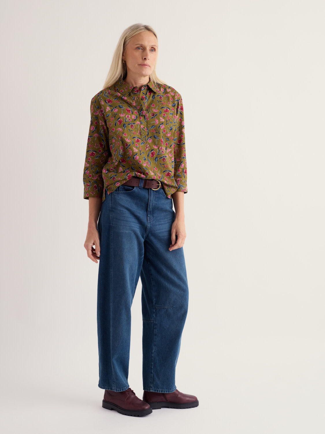 Seasalt St Keverne Shirt - Plant Cuttings Fern Moss