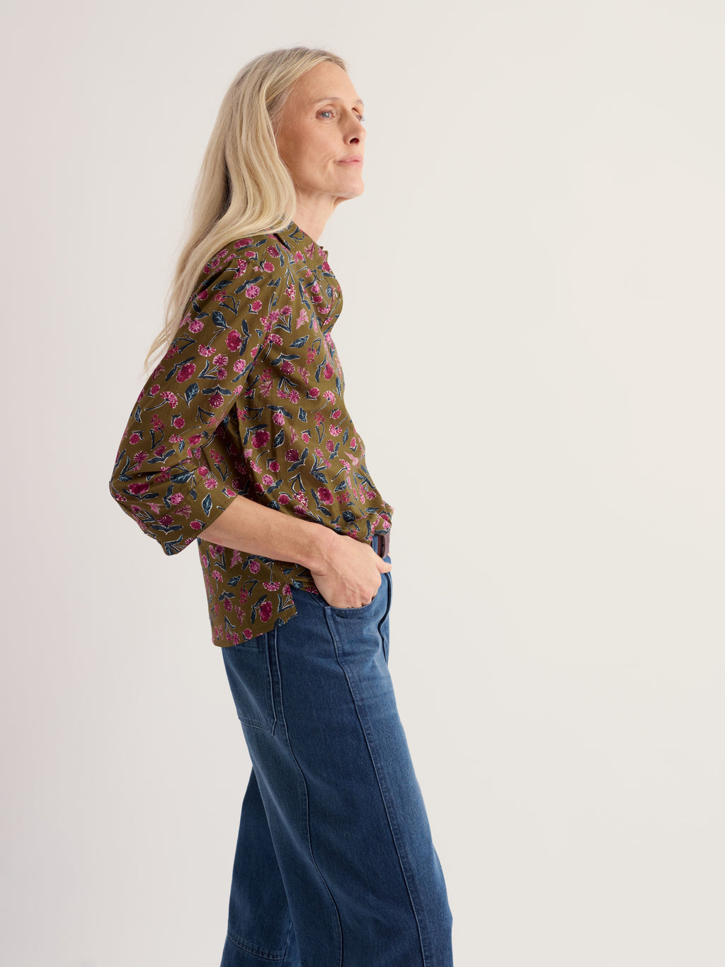 Seasalt St Keverne Shirt - Plant Cuttings Fern Moss