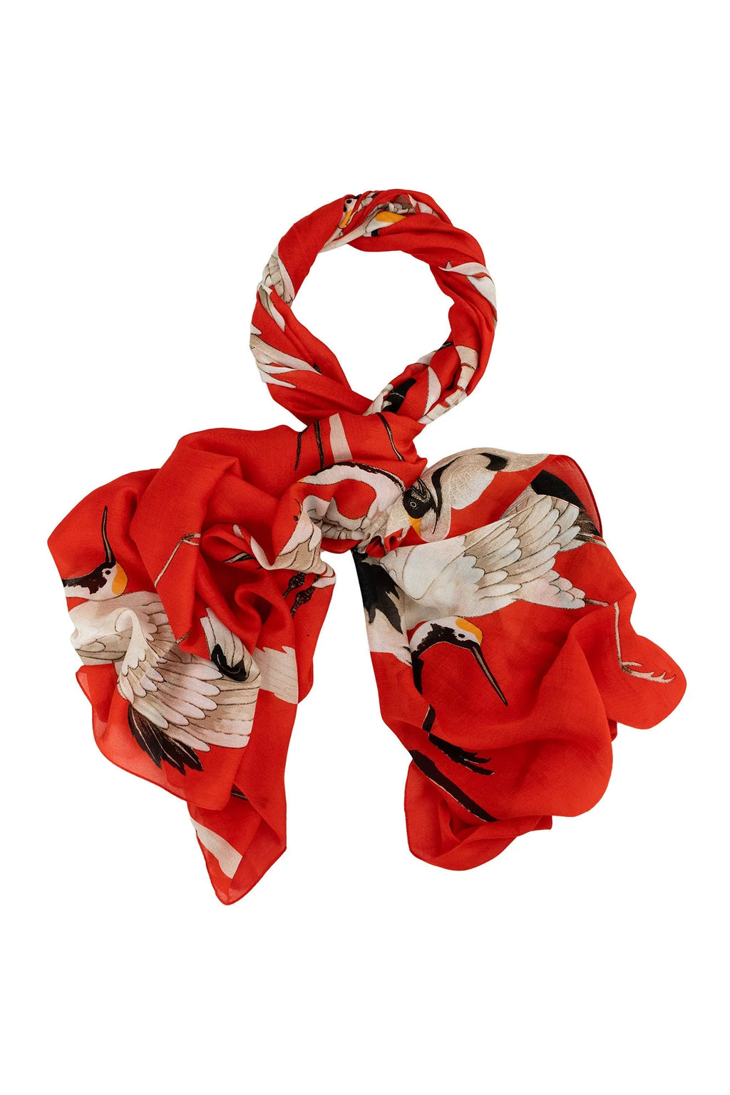 picture of One Hundred Stars Scarf - Stork Scarlet - Number Two - womens - fashion - accessories - One Hundred Stars 3