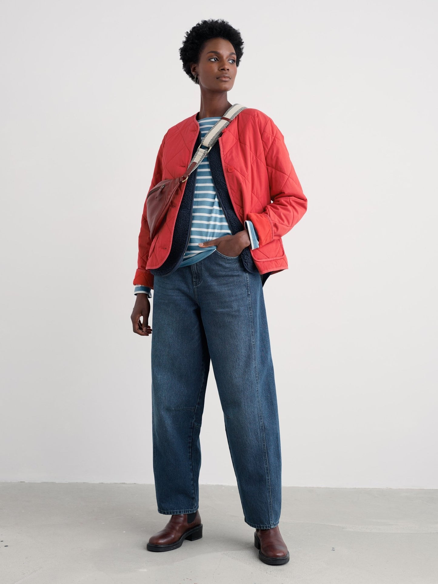 picture of Seasalt Swift Barn Jacket - Tomato - Number Two - womens - fashion - clothing - Seasalt 2
