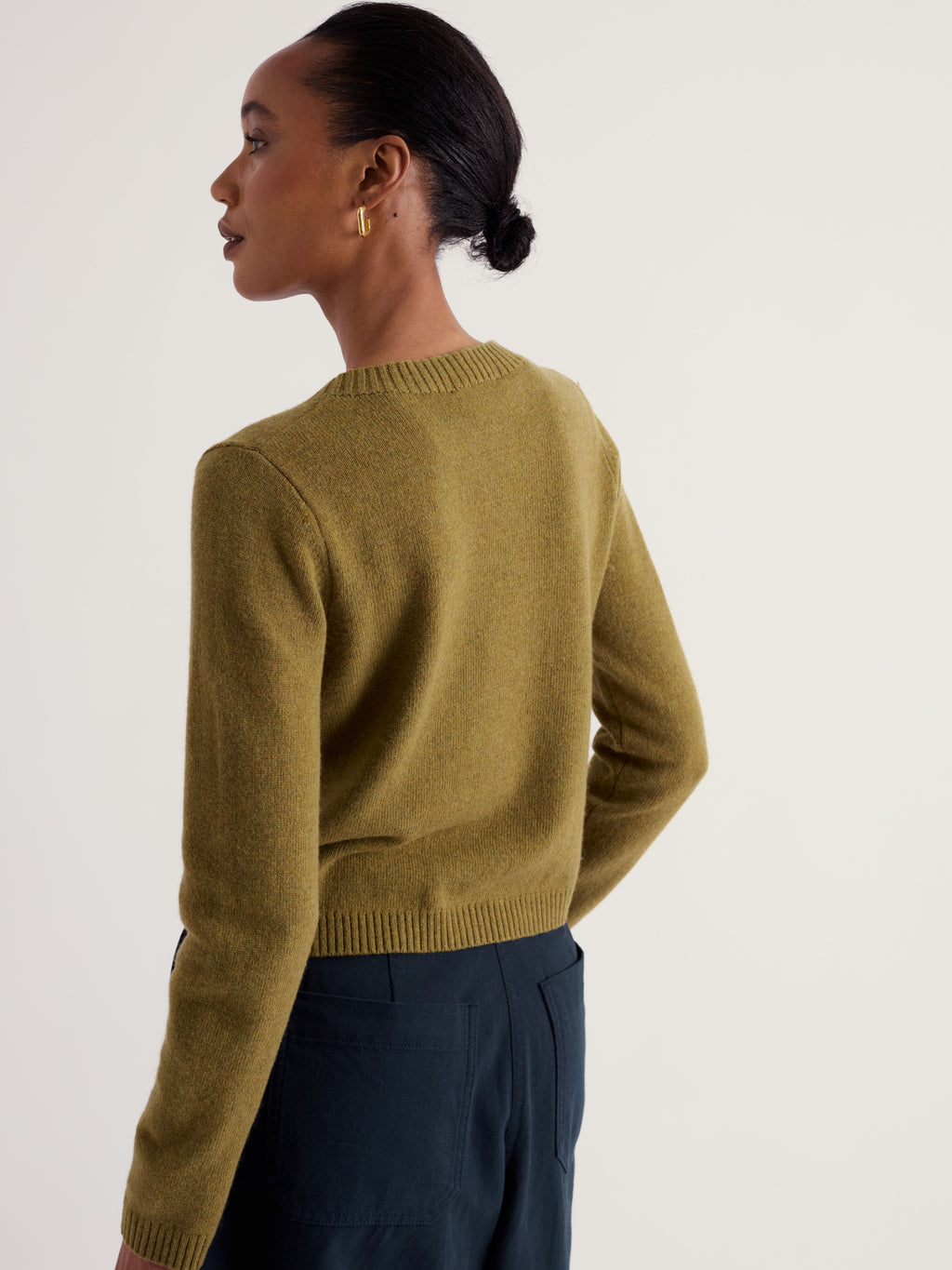Seasalt Tern Tide Cardigan - Fern Moss