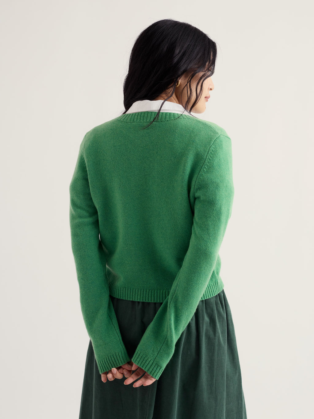 Seasalt Tern Tide Cardigan - Pea Pod