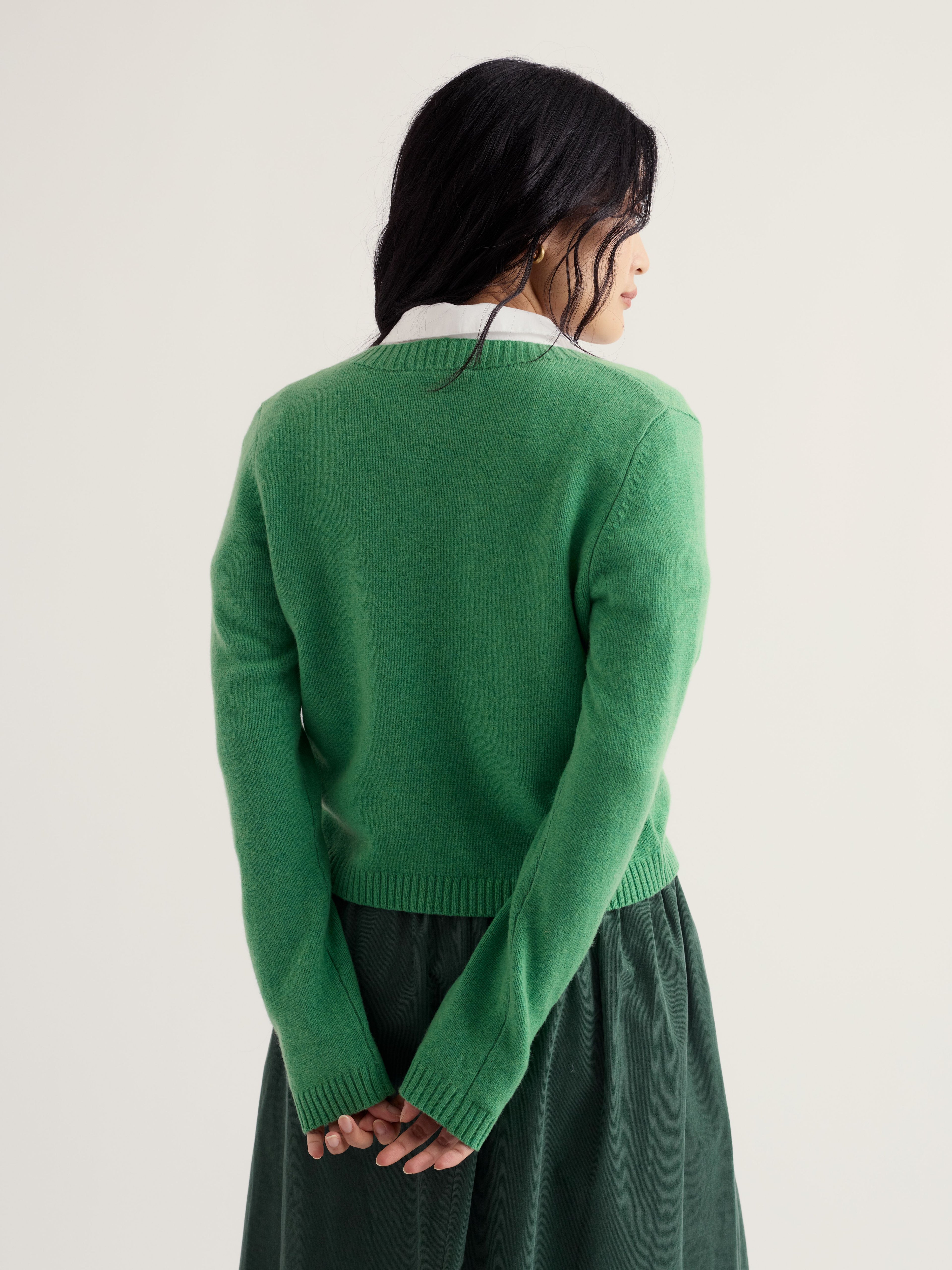 Seasalt Tern Tide Cardigan - Pea Pod