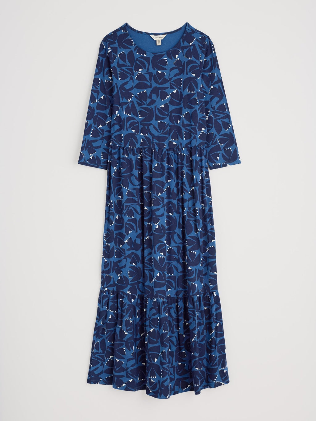 picture of Seasalt Tor View Jersey Dress Floral Cutout Ink - Number Two - womens - fashion - clothing - Seasalt 5