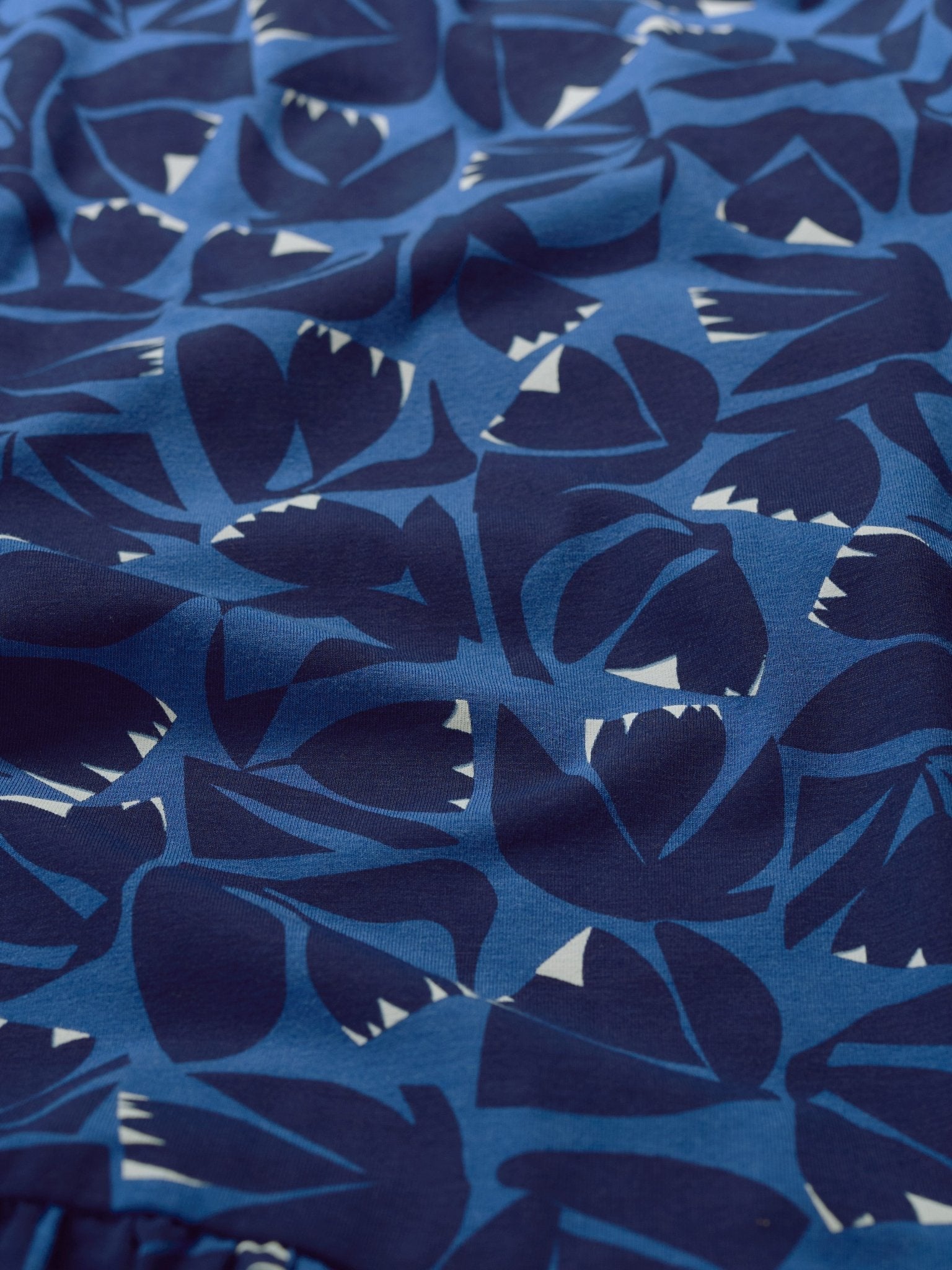 picture of Seasalt Tor View Jersey Dress Floral Cutout Ink - Number Two - womens - fashion - clothing - Seasalt 2