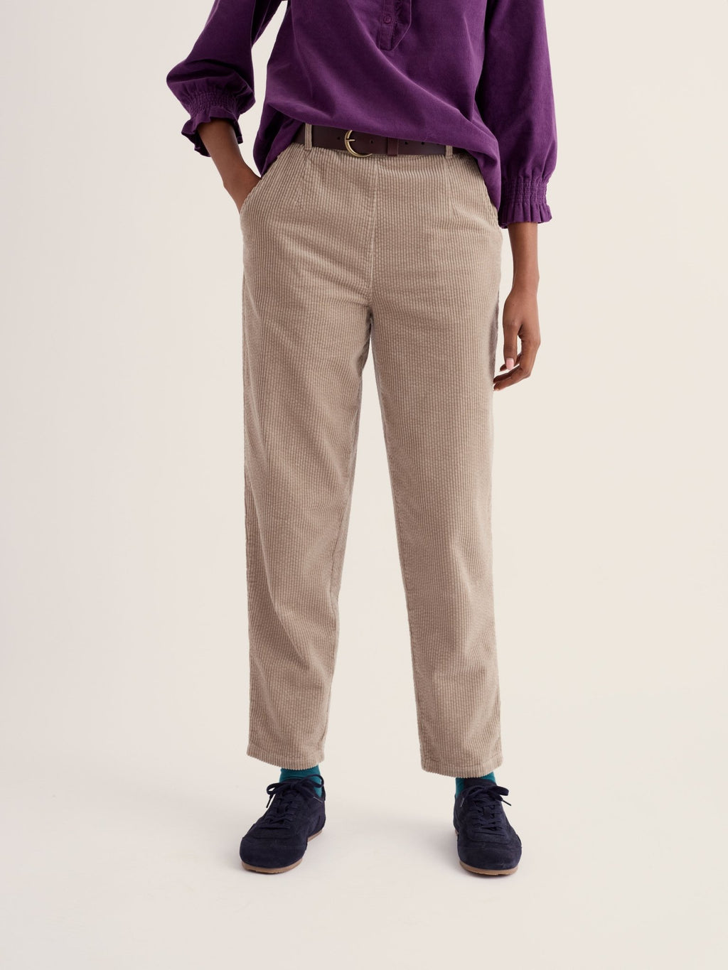 picture of Seasalt Trethornes Trousers - Birch - Number Two - womens - fashion - clothing - Seasalt 1