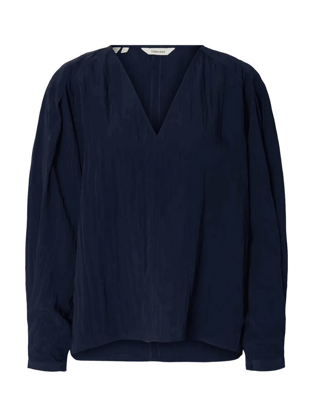 picture of Selected Fiona Long Sleeve Top - Dark Sapphire - Number Two - womens - fashion - clothing - Selected Femme 6