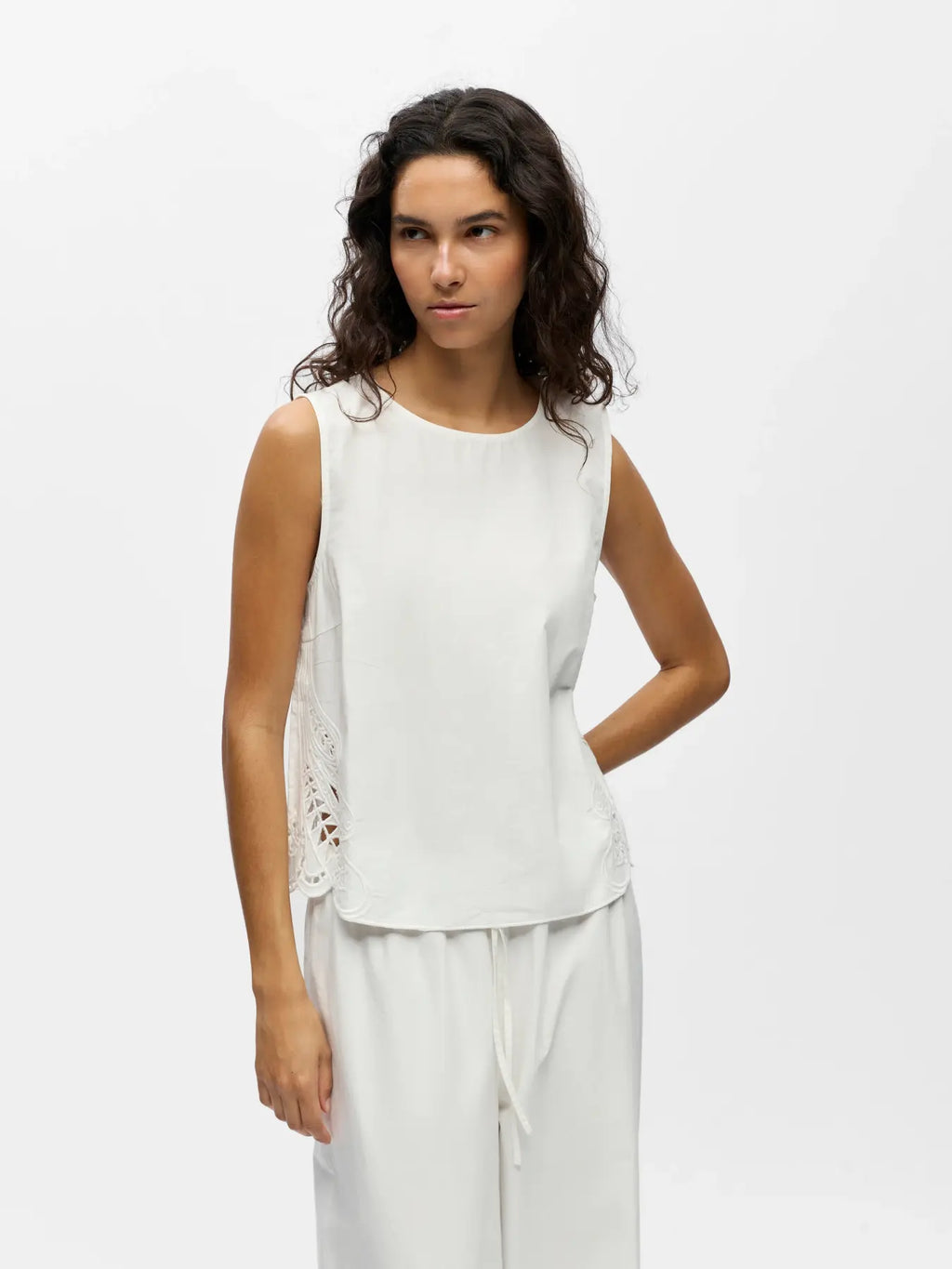 picture of Object Madia Top - Cloud Dancer - Number Two - womens - fashion - clothing - Object 5