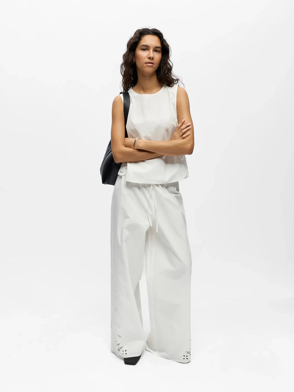 picture of Object Madia Top - Cloud Dancer - Number Two - womens - fashion - clothing - Object 3