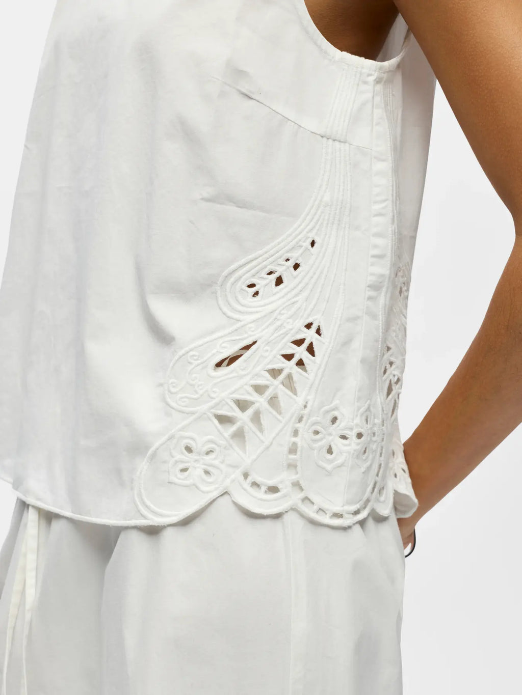 picture of Object Madia Top - Cloud Dancer - Number Two - womens - fashion - clothing - Object 2