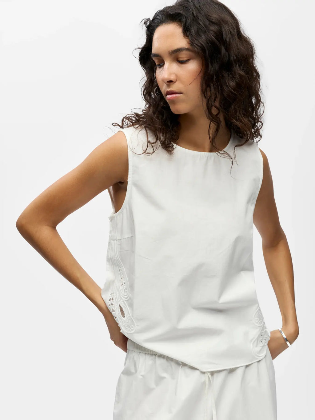 picture of Object Madia Top - Cloud Dancer - Number Two - womens - fashion - clothing - Object 1