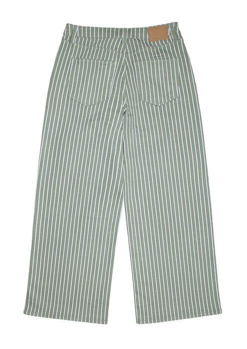 Seventy + Mochi Blake Jean Vintage Moss Wide Stripe