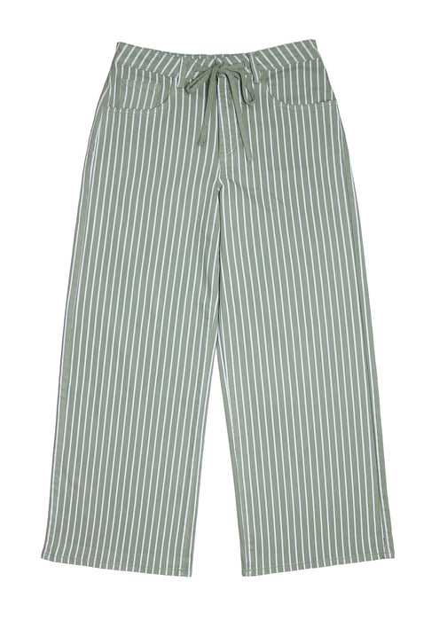 Seventy + Mochi Blake Jean Vintage Moss Wide Stripe