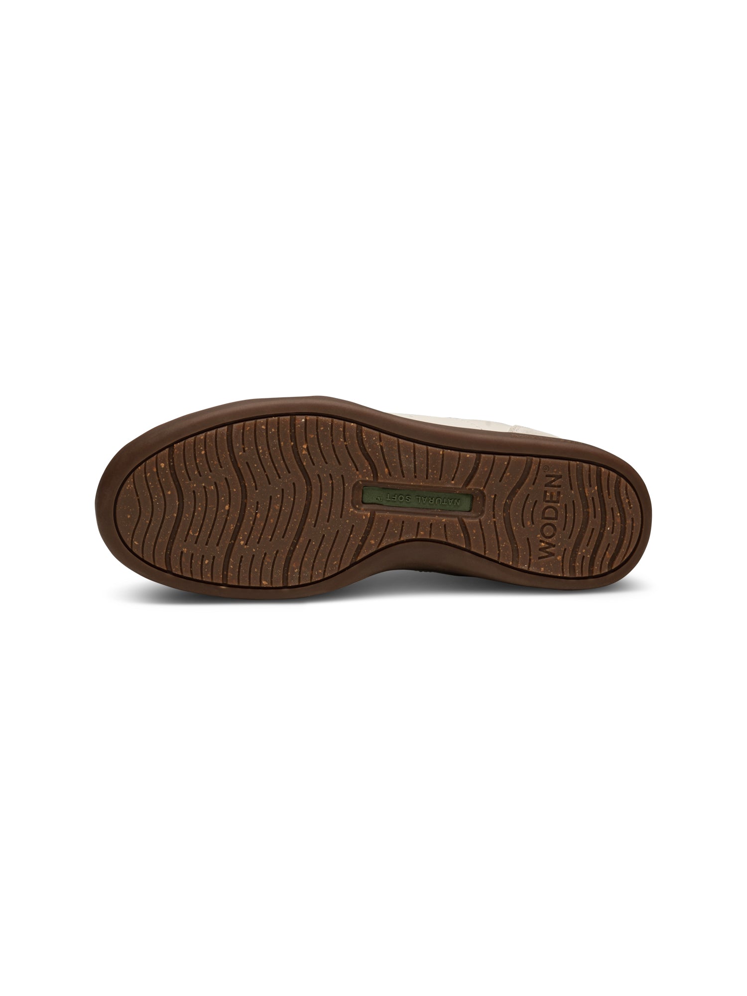 picture of Woden Bjork Leather Trainer Mix - Blanc De Blanc/Black - Number Two - womens - fashion - ethical - Footwear -Woden