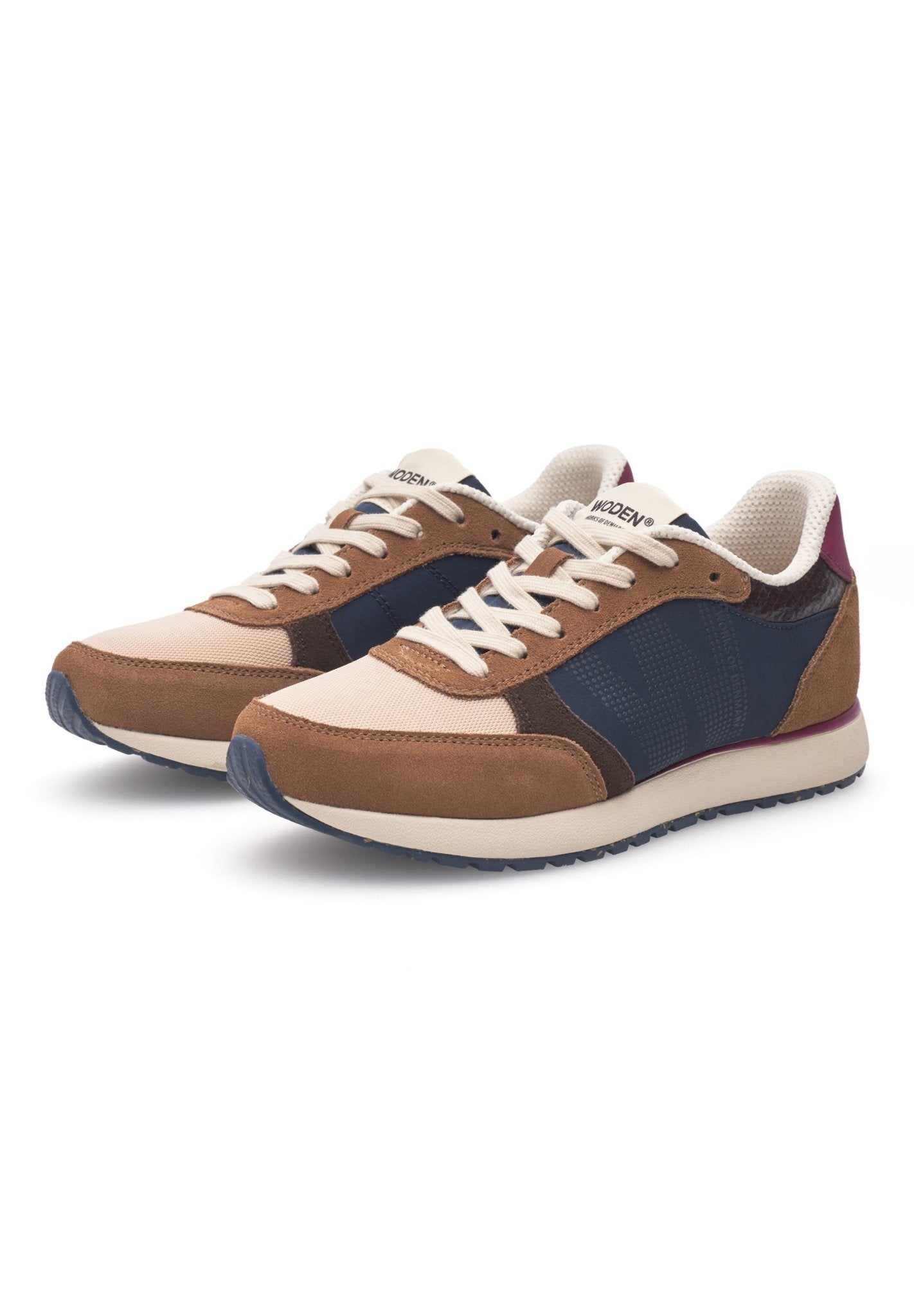 picture of Woden Ronja Trainer - Caramel Multi - Number Two - womens - fashion - Footwear - Woden 2