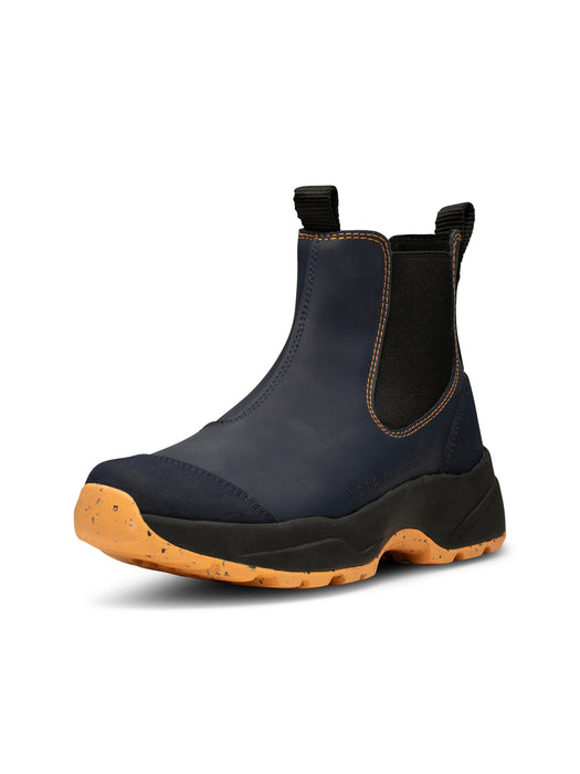 Woden Siri Waterproof - Dark Navy/Papaya