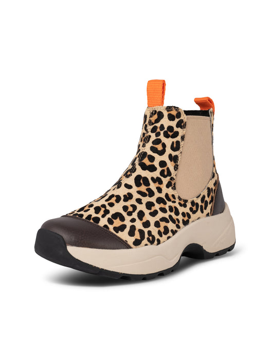 Woden Silje Cowhair - Coffee Cream/Leopard