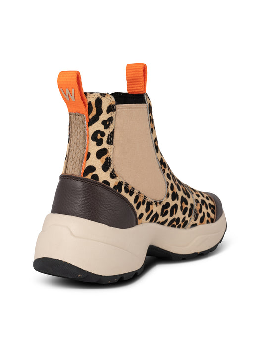 Woden Silje Cowhair - Coffee Cream/Leopard