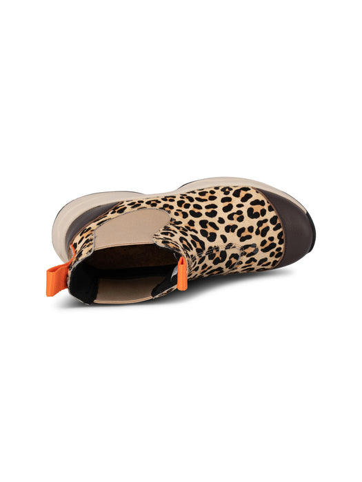 Woden Silje Cowhair - Coffee Cream/Leopard
