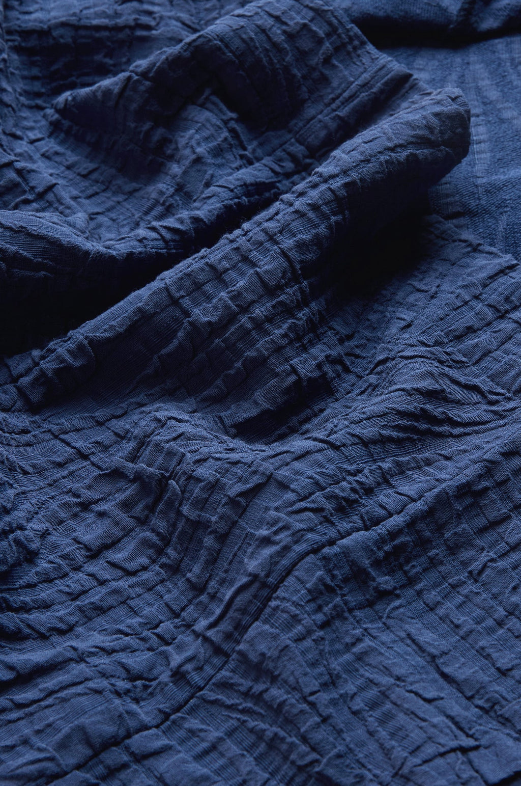Sahara Wave Textured Crinkle Dress - Cobalt