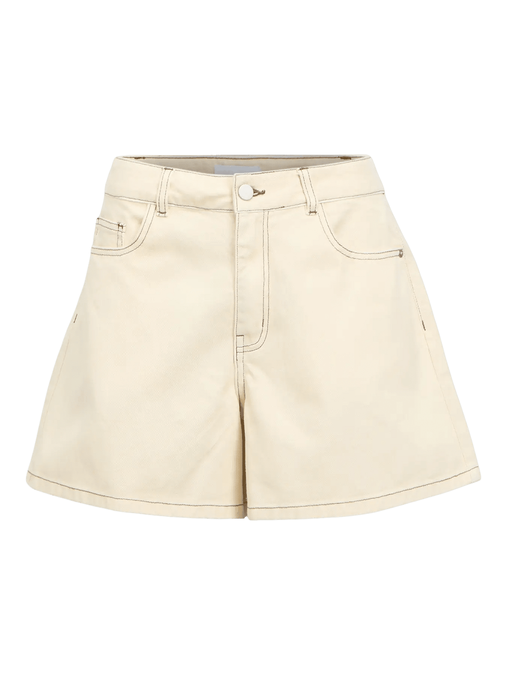 picture of Object Andrea Shorts - Birch - Number Two - womens - fashion - clothing - Object 5