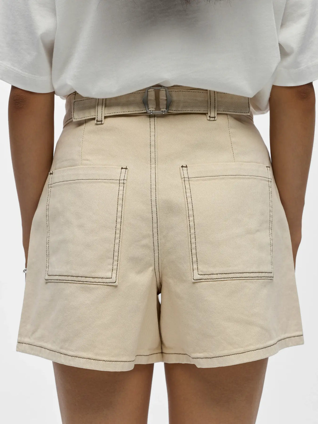 picture of Object Andrea Shorts - Birch - Number Two - womens - fashion - clothing - Object 3