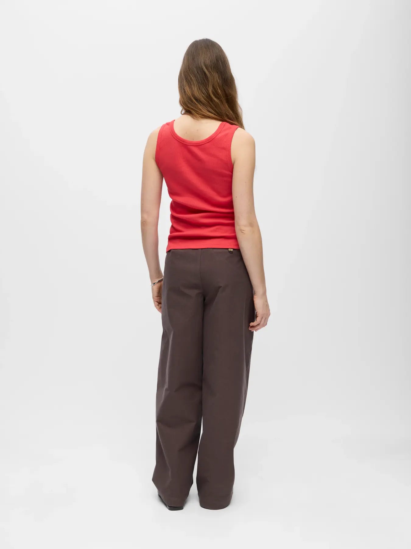 picture of Object Moli Tank Top - Poinsettia - Number Two - womens - fashion - clothing - Object 3