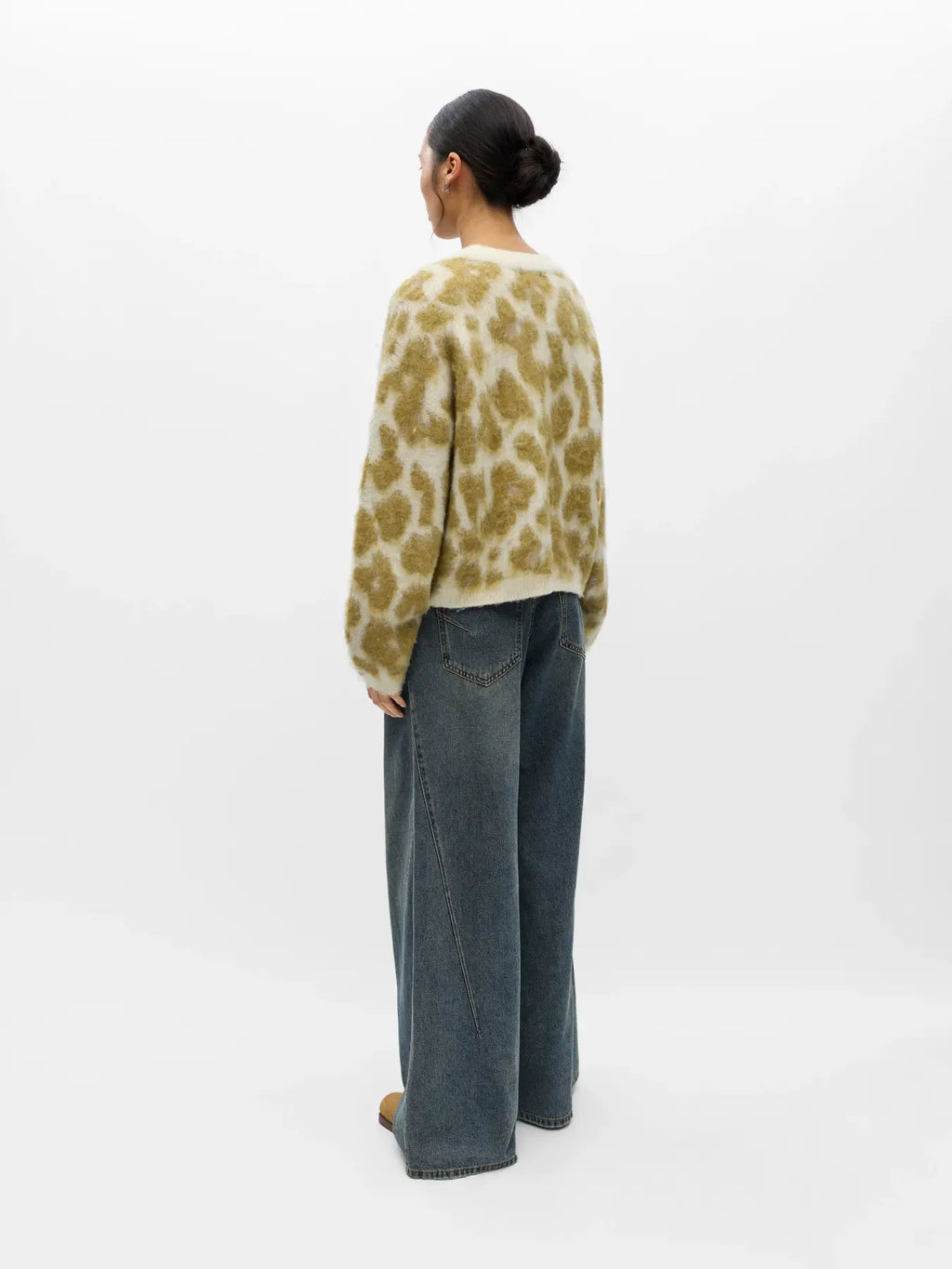 Object Pipsy Floral Jumper - Birch/Fennel