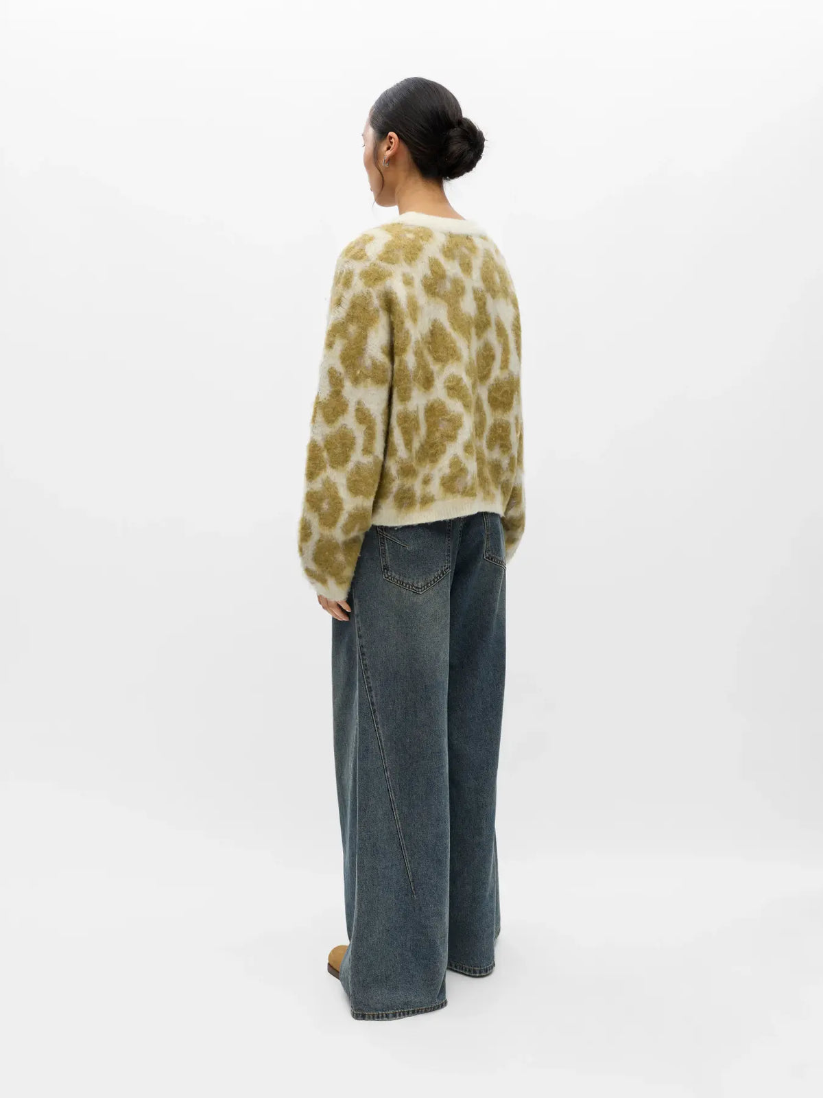 Object Pipsy Floral Jumper - Birch/Fennel