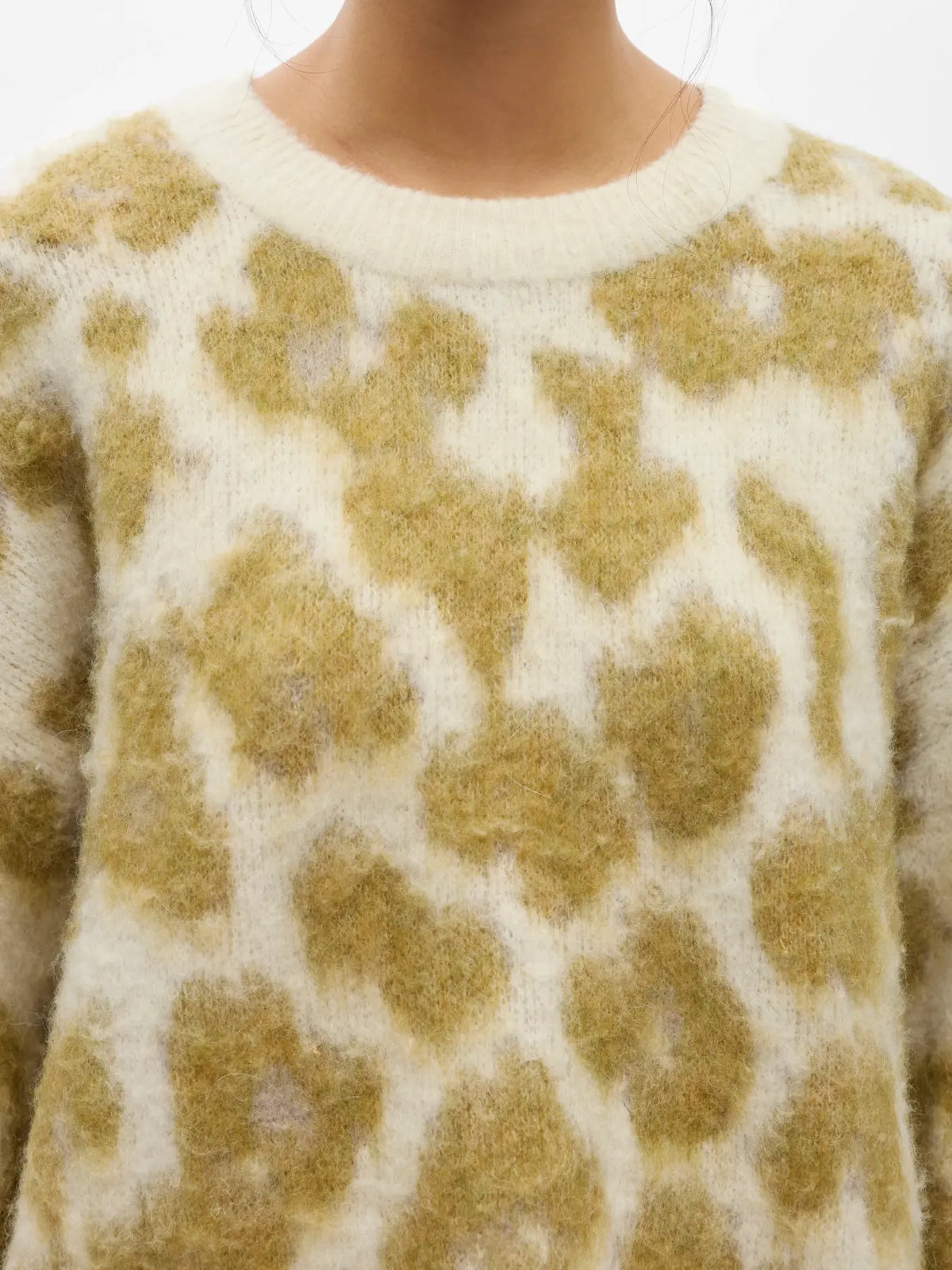 Object Pipsy Floral Jumper - Birch/Fennel