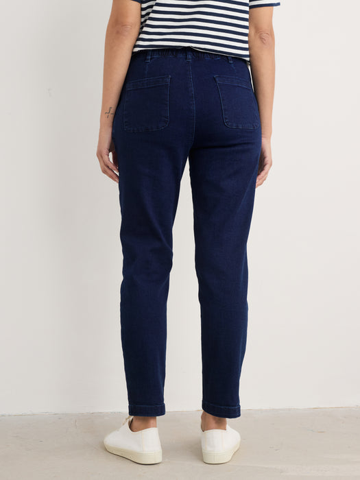 Seasalt Waterdance Trousers Dark Indigo Wash
