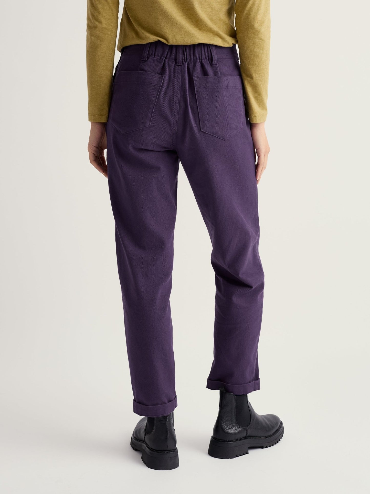 picture of Seasalt Waterdance Trousers - Dark Violet - Number Two - womens - fashion - clothing - Seasalt 4