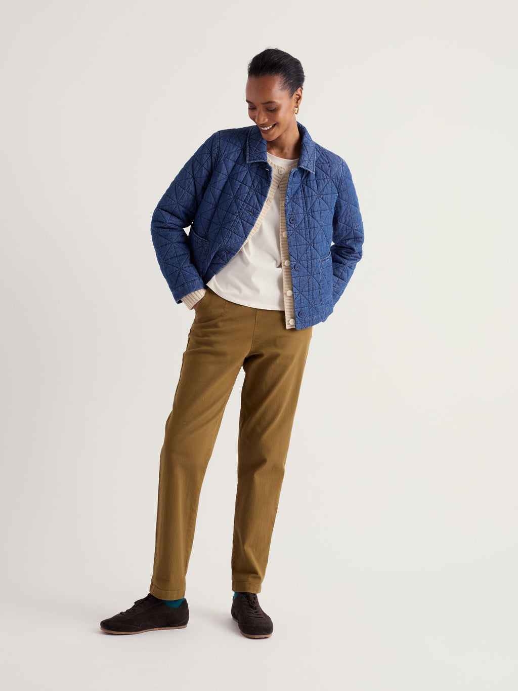 Seasalt Waterdance Trousers - Fern Moss
