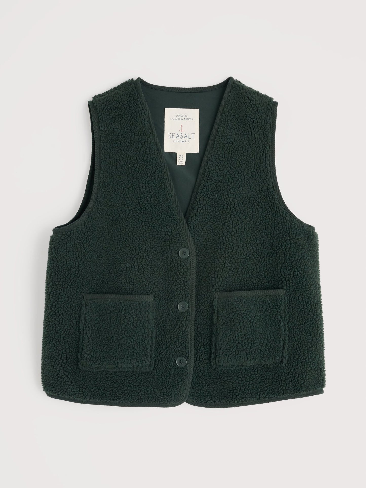picture of Seasalt Well Wisher Borg Gilet - Coppice - Number Two - womens - fashion - clothing - Seasalt 5