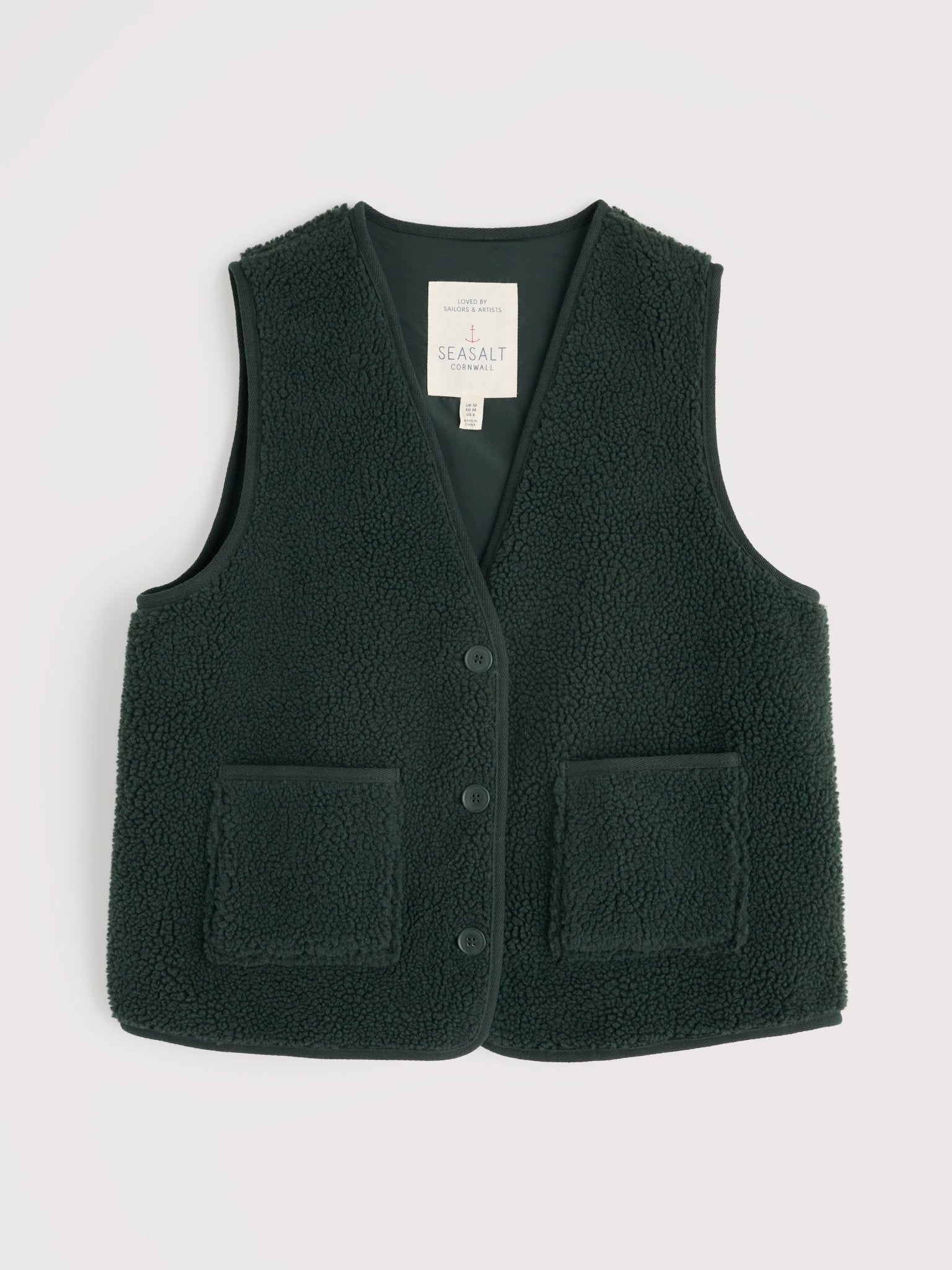 picture of Seasalt Well Wisher Borg Gilet - Coppice - Number Two - womens - fashion - clothing - Seasalt 5