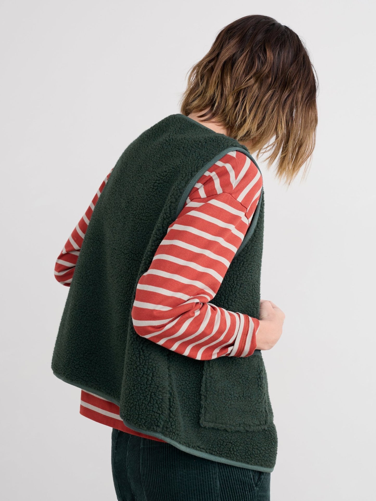 picture of Seasalt Well Wisher Borg Gilet - Coppice - Number Two - womens - fashion - clothing - Seasalt 2