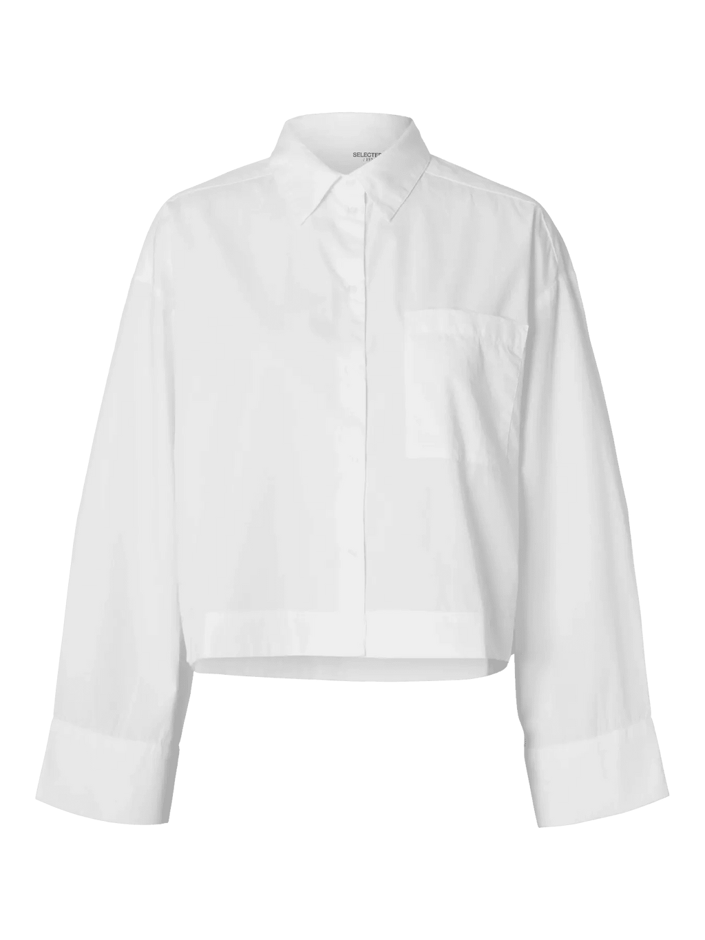 picture of Selected Astha Boxy Shirt - Bright White - Number Two - womens - fashion - clothing - Selected Femme 6