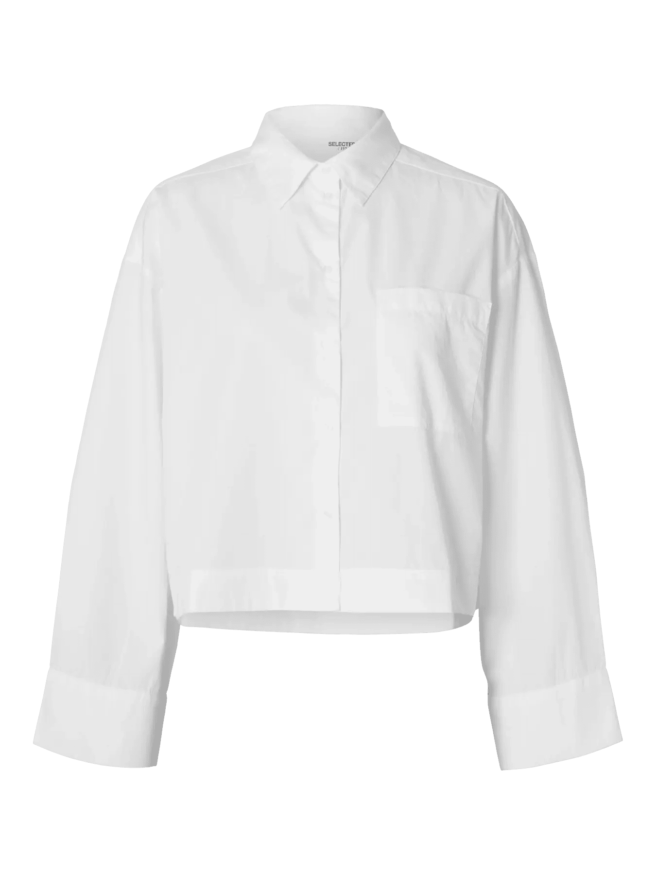 picture of Selected Astha Boxy Shirt - Bright White - Number Two - womens - fashion - clothing - Selected Femme 6